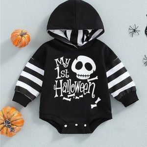 My first Halloween Hoodie Romper Sweatshirt 3 Months 6 Months 12 Months 18 Month
